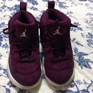 Jordan 12 Maroon and White Toddler 9c